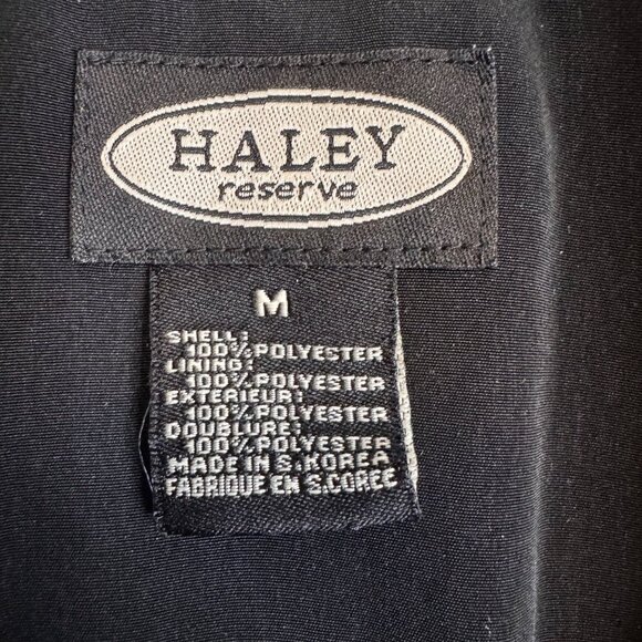 HALEY RESERVE WOMENS MEDIUM BLACK ZIP UP PERFORMANCE VEST GOLF GORPCORE SPORTY - Picture 6 of 8